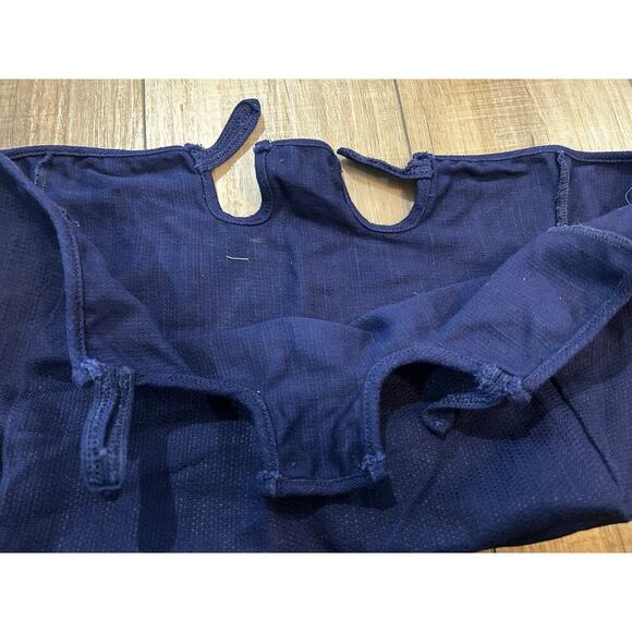 Longaberger‎ MEDIUM MARKET Basket Liner INDIGO navy blue Fabric - Picture 2 of 2